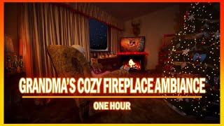 Grandma's Christmas Fireplace Ambiance