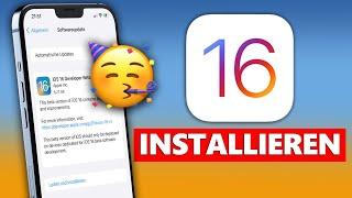 iOS 16 Beta installieren - SO EINFACH gehts!