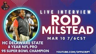 ROD MILSTEAD "Delaware State Head Coach" | LIVE INTERVIEW
