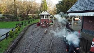 71/4 gauge Black 5 &5" gauge  B1live steam locomotives at CMES Cardiff