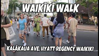 Waikiki Walk Kalakaua Ave | Hyatt Regency Waikiki | Pan Pacific | Things to do in Honolulu Hawaii