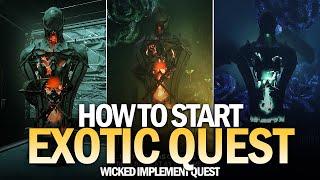 How to Start the Wicked Implement Exotic Quest in Deep Dives (Broken Blades & Statues) [Destiny 2]