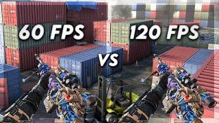 How to get better frames 60fps VS 120fps - CODM
