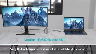 Active DisplayPort to HDMI Adapter Cable 4K 60Hz / 2K 144Hz