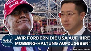 TRUMPS ZOLL-HAMMER: Internationaler Handelskrieg! China will den USA nicht klein beigeben