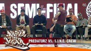 INTERNATIONAL BOTY 2014 - SEMIFINAL #1 - PREDATORZ (RUSSIA) VS S.I.N.E. CREW (VIETNAM) [BOTY TV]