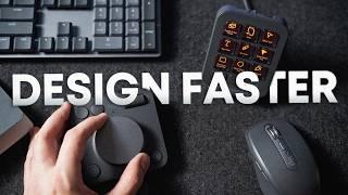 Design 10x FASTER in Adobe Illustrator + Photoshop! (MX Creative Console)