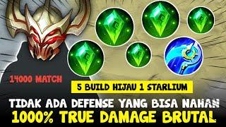 DAMAGE APA-APAAN INI‼️ZHASK BUILD FULL HIJAU BEST BUILD EMBLEM TOP GLOBAL ZHASK MLBB 2025