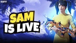 BGMI RANKPUSH WITH SAM  | FACECAM  | 5RP GIVEAWAY ON 1K SUBSCRIBER | SAM PLAYS YT