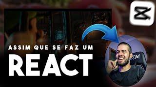 EDITAR um video REACT pelo celular é MUITO FÁCIL! (Tutorial CapCut))