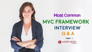 TOP 15 MVC Framework Interview Questions and Answers 2019 Part-1 | 15 MVC Framework | Wisdomjobs