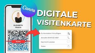 Digitale Visitenkarte in Canva kostenlos erstellen