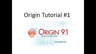 Basics of Origin: How to import data into Origin, plot graphs and export graphs out from Origin