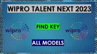 Wipro Talent Next 2023|Find-key All Models Solution|Coding Solutions#solution#coding #recuritment