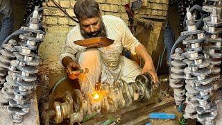 Expert Mechanic Rebuilt a Broken Crankshaft in Primitive Condition | Must Watch |