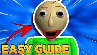 EASY GUIDE to BEATING Baldi's Basics