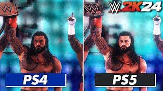 WWE 2K24: PS5 VS PS4 | Graphics, Gameplay, & Load Times Comparison | ANY DIFFERENCE?