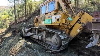 Slope reduction work on VERY STEEP terrain