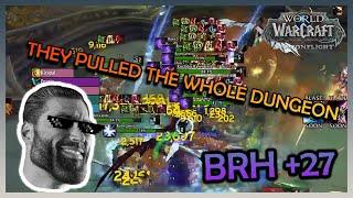 MOST INSANE PULL IN +27 BRH | Daily WoW Moments #20 | #worldofwarcraftdragonflight
