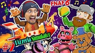 FGTEEV CRAZY DAVE @ FNAF 6 PIZZERIA SIMULATOR #2 - MAKING FUN GAMES FUNNER!