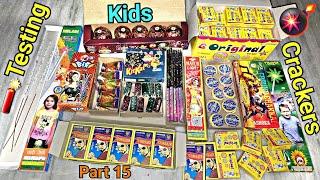 Biggest Diwali Stash Testing 2024| Diwali Crackers for kidsUnboxing and Testing | CrackersPart15