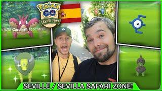 SURPRISE SHINY UNOWN DROP! SEVILLA/ SEVILLE SAFARI ZONE! (Pokémon GO)