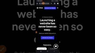Create your website  free now with AI  #create #shorts #trending #websitemaker #websitebuilder