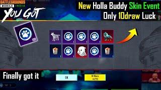 BGMI 10UC BUDDY | BGMI HOLLY BUDDY CRATE OPENING | BGMI NEW BUDDY SPIN | BGMI BUDDY CRATE OPENING