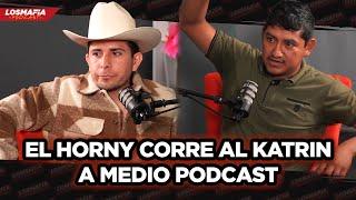 El Horny sale mal con el compa Katrin en pleno podcast