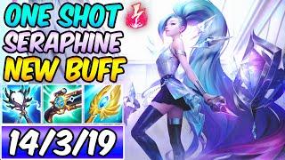 NEW ONE-SHOT SERAPHINE DAMAGE BUFF - FULL AP SERAPHINE MID | New Build & Runes | League of Legends