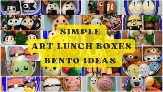 SIMPLE ART LUNCH BOXES BENTO IDEAS FOR KIDS | The Tanaka Fam