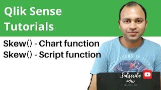 Qlik Sense Tutorial | Qlik Sense Script and Chart Function - Skew Chart and Script Function