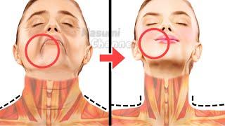 10MIN FACE LIFT +SLIM JAWLINE + NO LAUGH LINES + DOUBLE CHIN REMOVAL + NO WRINKLES + GET SLIM NECK