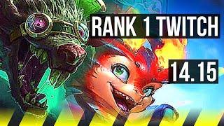 TWITCH & Rell vs SMOLDER & Seraphine (ADC) | Rank 1 Twitch, Godlike | BR Challenger | 14.15