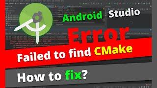 Unable to get the CMake version located at Android Studio