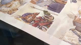 How to uncurl watercolor illustrations or paintings to scan and prevent "bleached" look