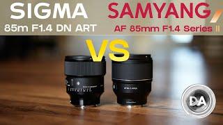 Samyang AF 85mm F1.4 II vs Sigma 85mm F1.4 DN ART