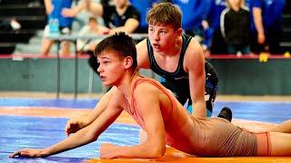 U17 A. Savel (EST) vs O. Kirja (EST). Freestyle 60kg youth wrestling Estonia.