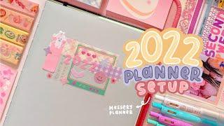 2022 PLANNER PLAN WITH ME: setup + decorate with me 