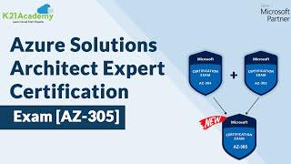 AZ-305 New Azure Solutions Architect Expert Certification Path | K21Academy