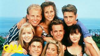 Ian Ziering and Gabrielle Carteris talk 'Beverly Hills, 90210' 30th anniversary l GMA Digital