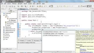 Read data from properties file in Java