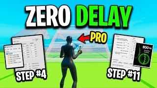 How PROS Get 0 Input Delay in Fortnite!  (Best Chapter 5 Tweaks)