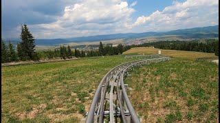 Alpine Coaster, Bob Alpin, Toplita, Romania, 4K