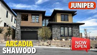 Juniper Floor Plan by Shawood at Arcadia | Modern Luxury Homes for Sale in Summerlin