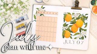  JULY 2024 Plan With Me // Bullet Journal Monthly Setup