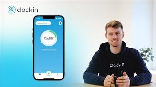 #1 Zeiterfassung mit der clockin App – Für Mitarbeiter | TOUR DURCH DIE APP