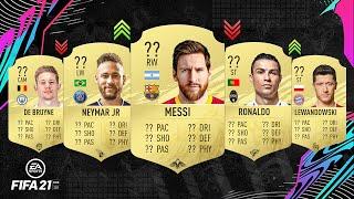 FIFA 21 | OFFICIAL TOP 100 RATINGS! | FT. MESSI, RONALDO, NEYMAR... etc