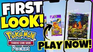 Pokemon TCG Pocket - LAUNCH GAMEPLAY FIRST LOOK!!!