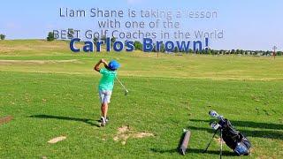 Liam Shane takes a Golf lesson with one of Golf Digest’s Best Golf Coaches, Carlos Brown